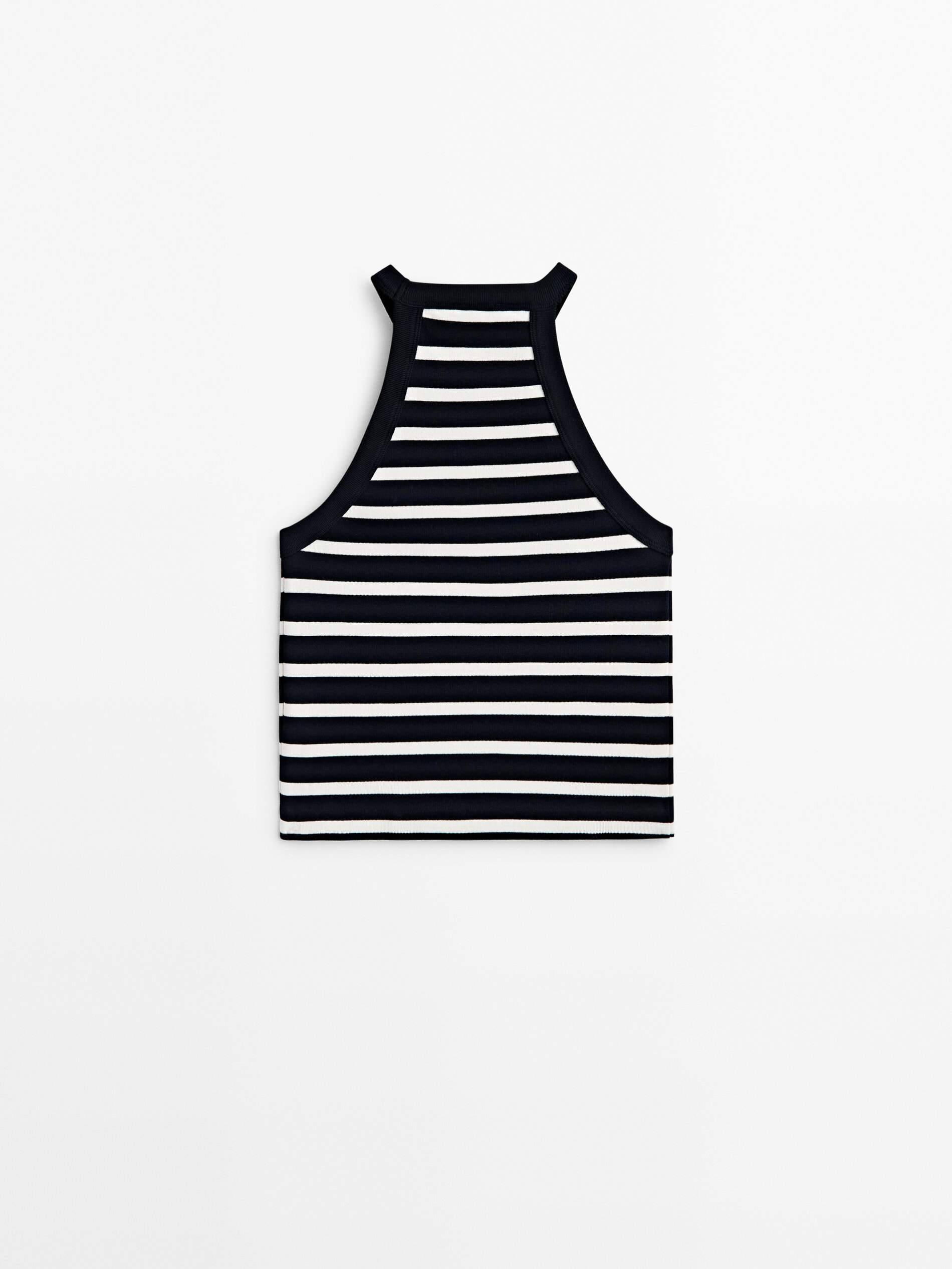 Raias top cropped frente única - AZUL MARINO