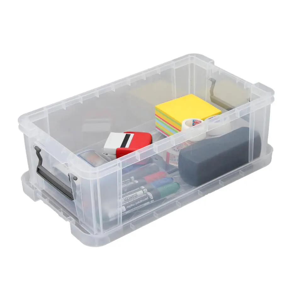 Whitefurze Opbergbox - 5,8 liter - Transparant - 35 x 19 x 12 cm