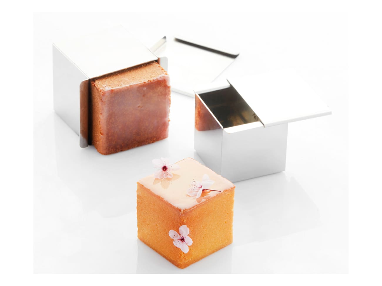 Moule cube inox - 6 x 6 x 6 cm - Martellato