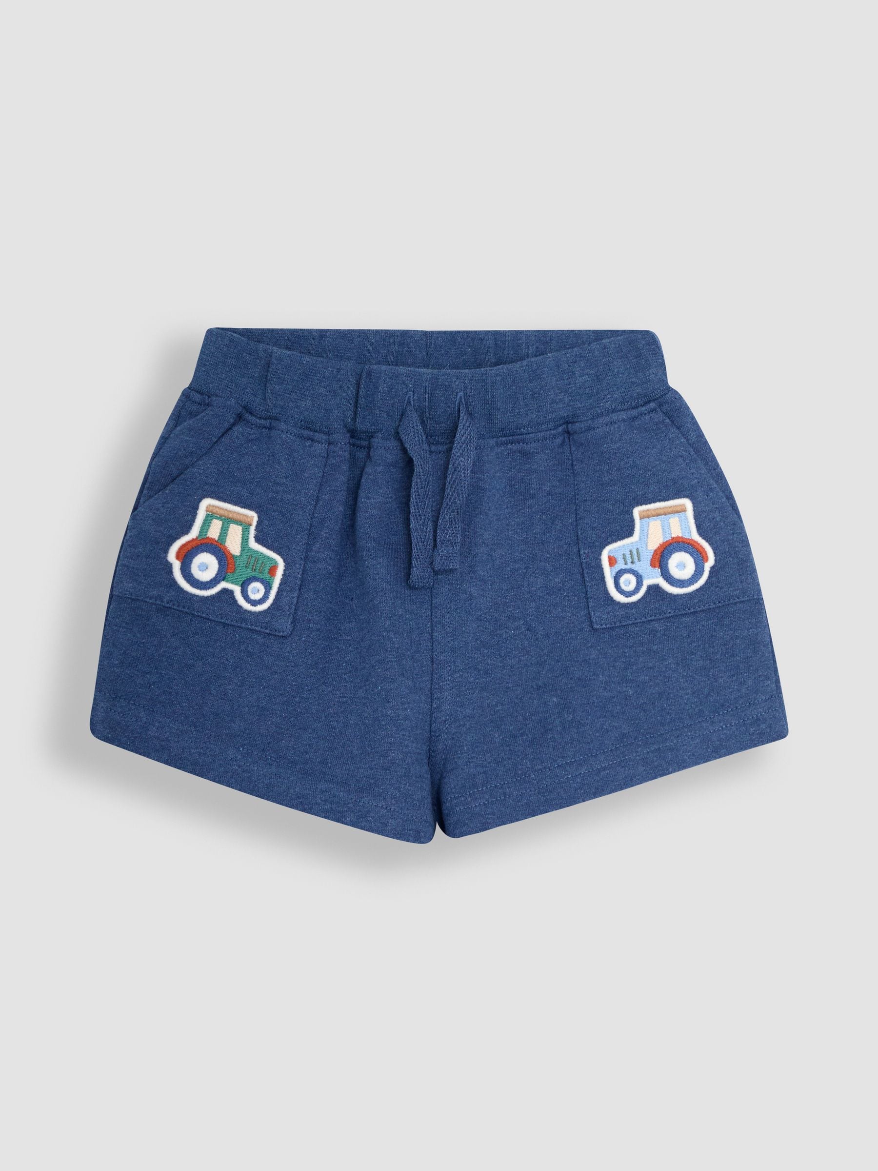 JoJo Maman Bébé - Short met tractorbadge
