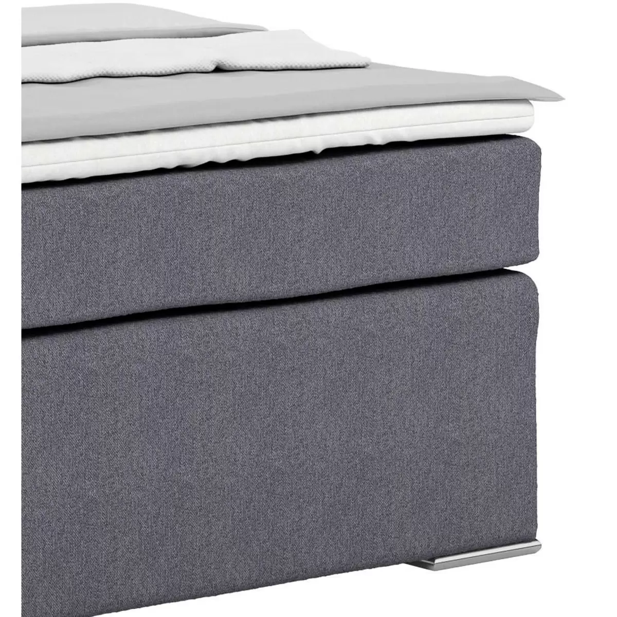 Boxspringbett Nero 140 x 200 Dunkelgrau