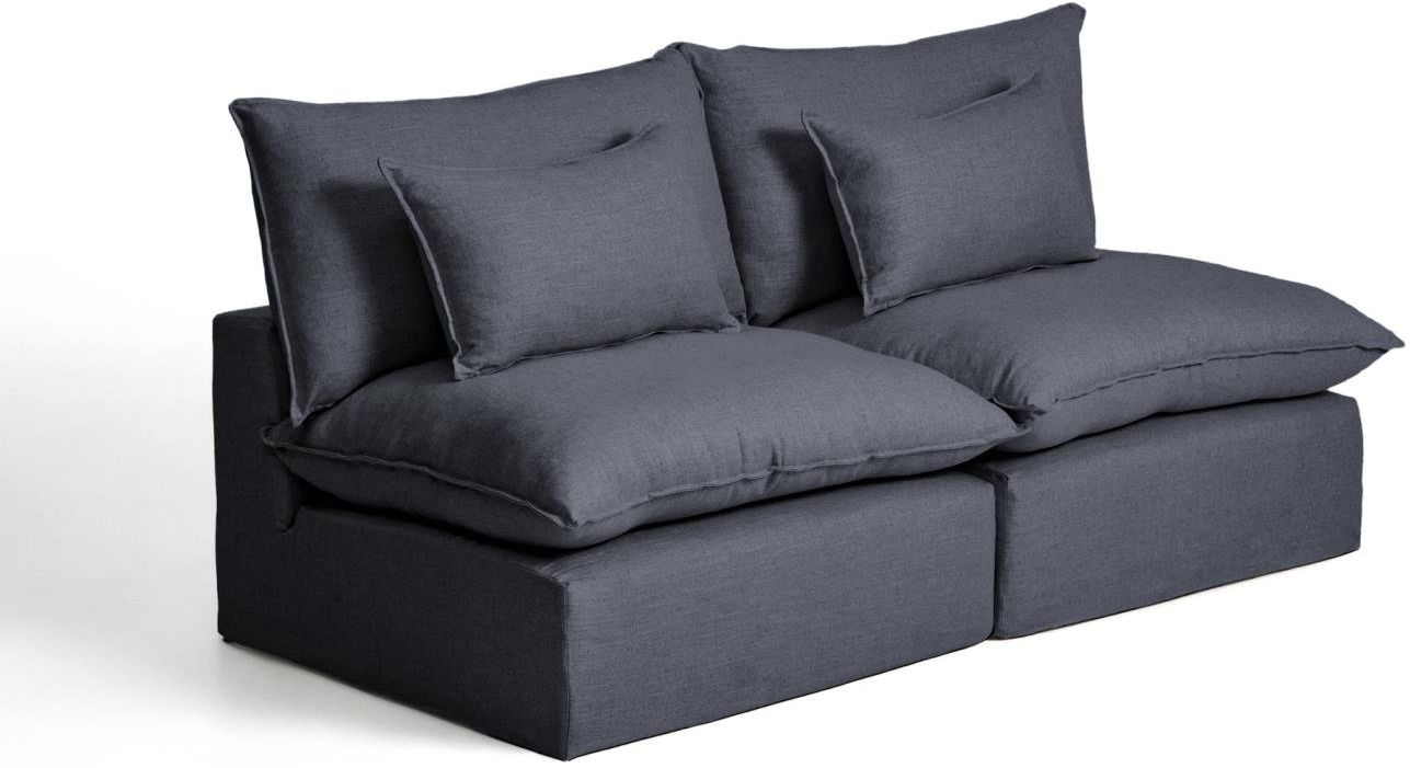 Kave Home Anarela Donkergrijs 3-Zitsbank
