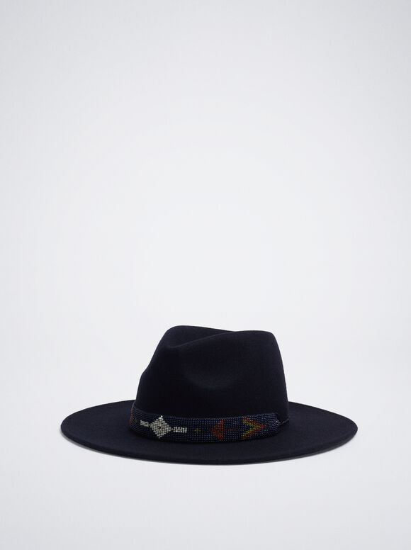 Gorro de lã - Azul marinho