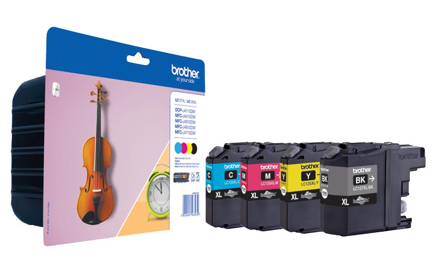 Tinte LC-127XLVALBPKombipack Tinte, cyan/magenta/gelb/schwarz