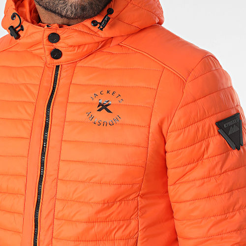 Doudoune Capuche Orange
