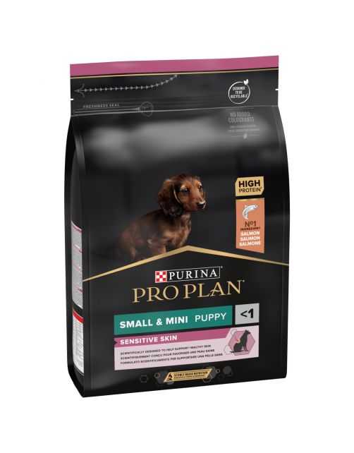 Pro Plan Dog Puppy Small & Mini Breed  Sensitive Skin - Hondenvoer - Zalm 3 kg