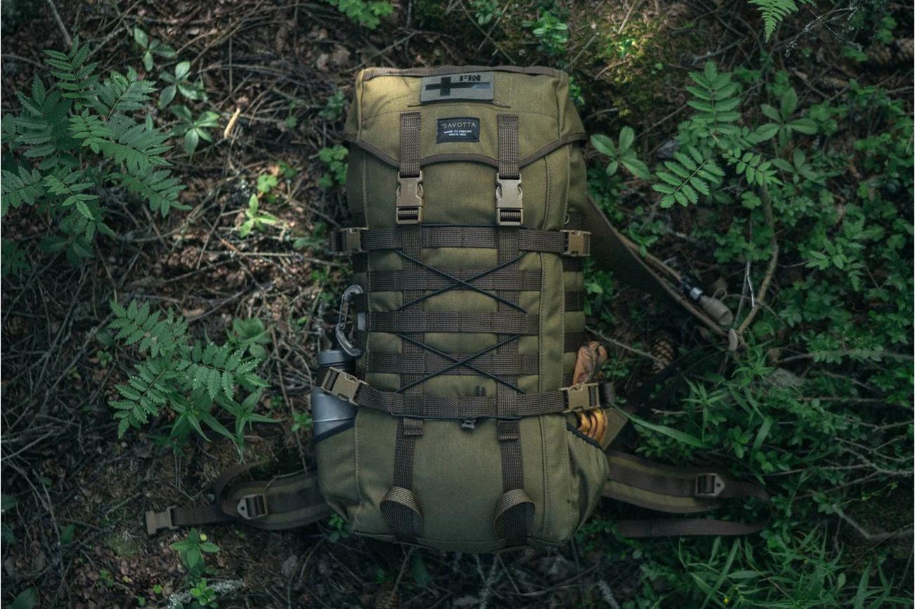 Savotta Jääkäri M backpack 102020275, M05 Woodland, rugzak, 30 Liter
