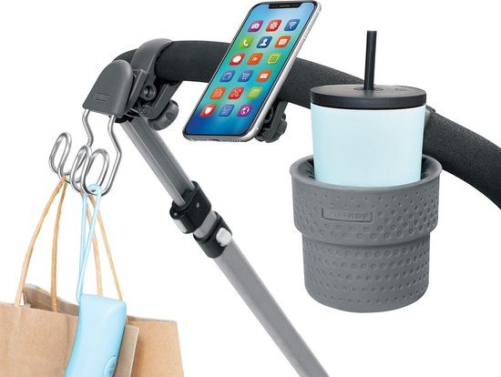 Ensemble d'accessoires pour poussette - Noir