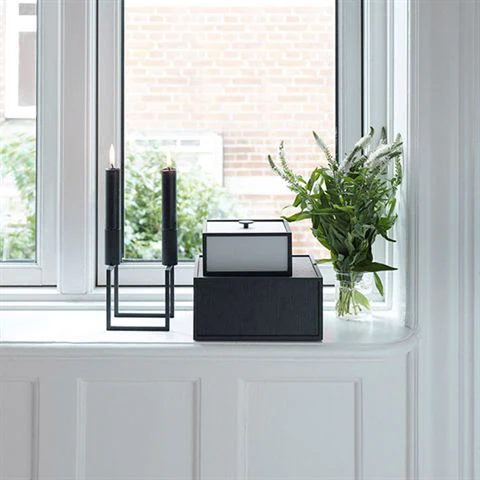 Audo Copenhagen  Sorte stearinlys, 15 stk - H20 cm.