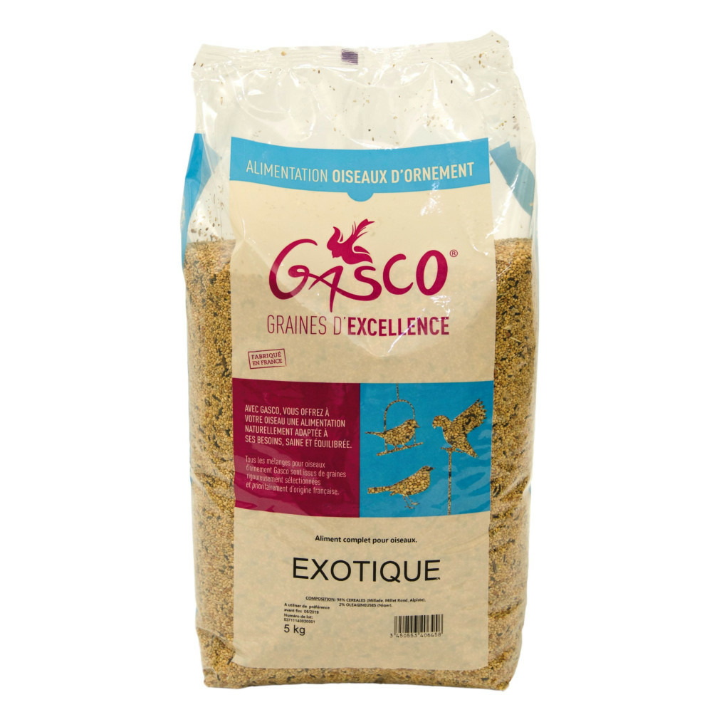 Graines pour oiseaux exotiques 5 kg