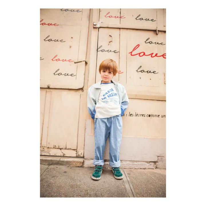 Louis Louise T-shirt USA Hasta La Vista | Bleu