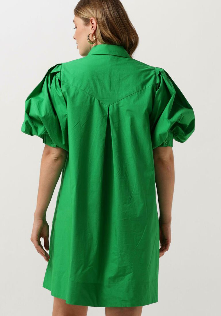 NOTRE-V groene notre-v mini jurk nv-davy dress