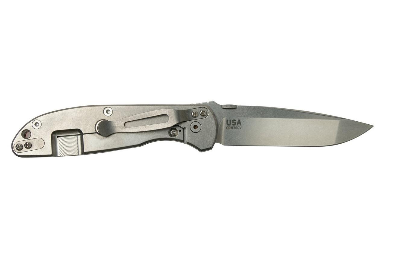 Rick Hinderer FireTac Spanto Stonewash, Red G10, zakmes