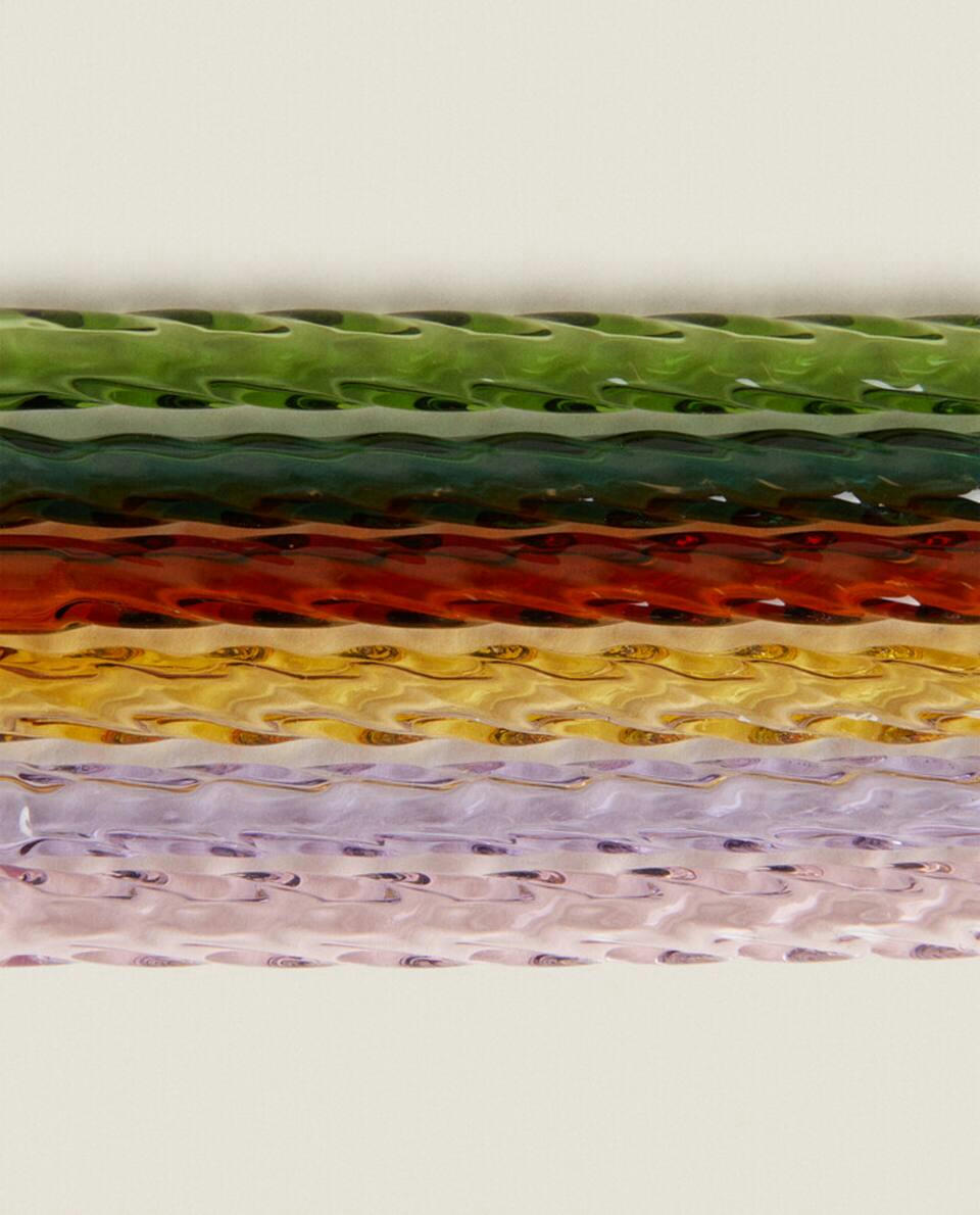 Canudos de vidro borossilicato coloridos