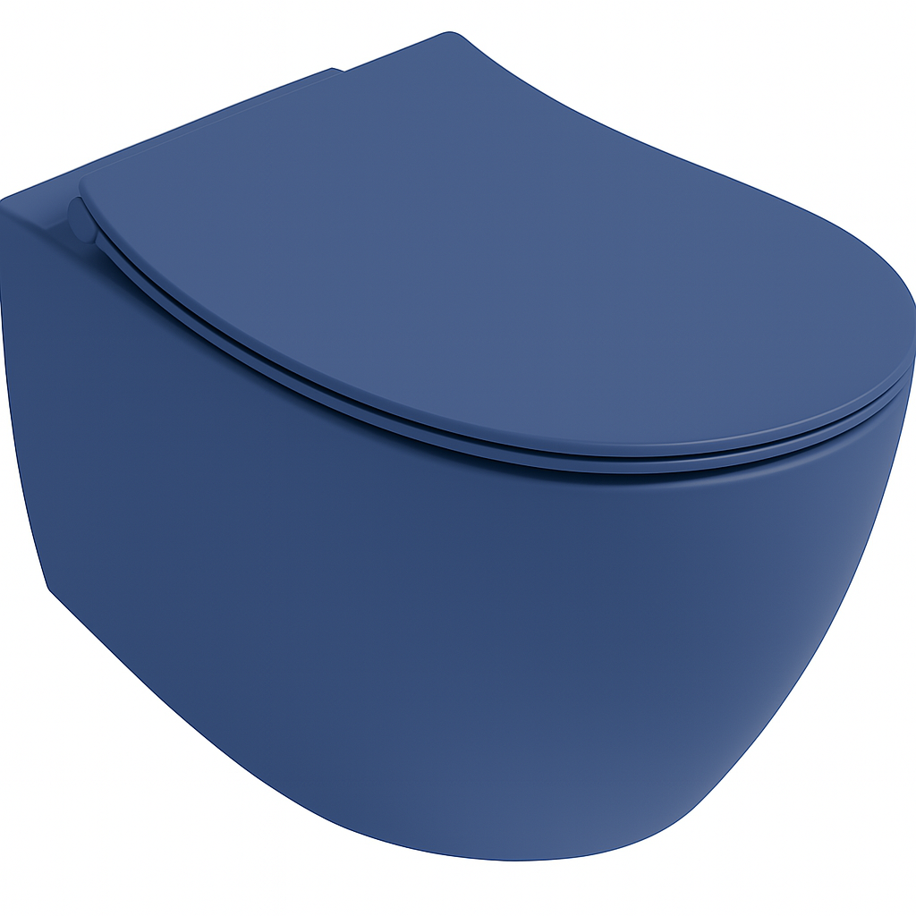 Isvea Sentimenti softclose toiletzitting blauw