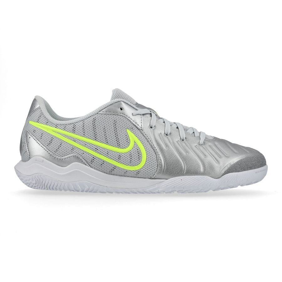 Nike Tiempo Legend 10 Academy IC Mad Voltage - Argenté/Blanc/Jaune Fluo