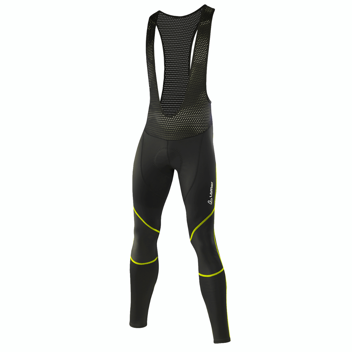 Löffler WS Elastic zwarte heren fietsbroek