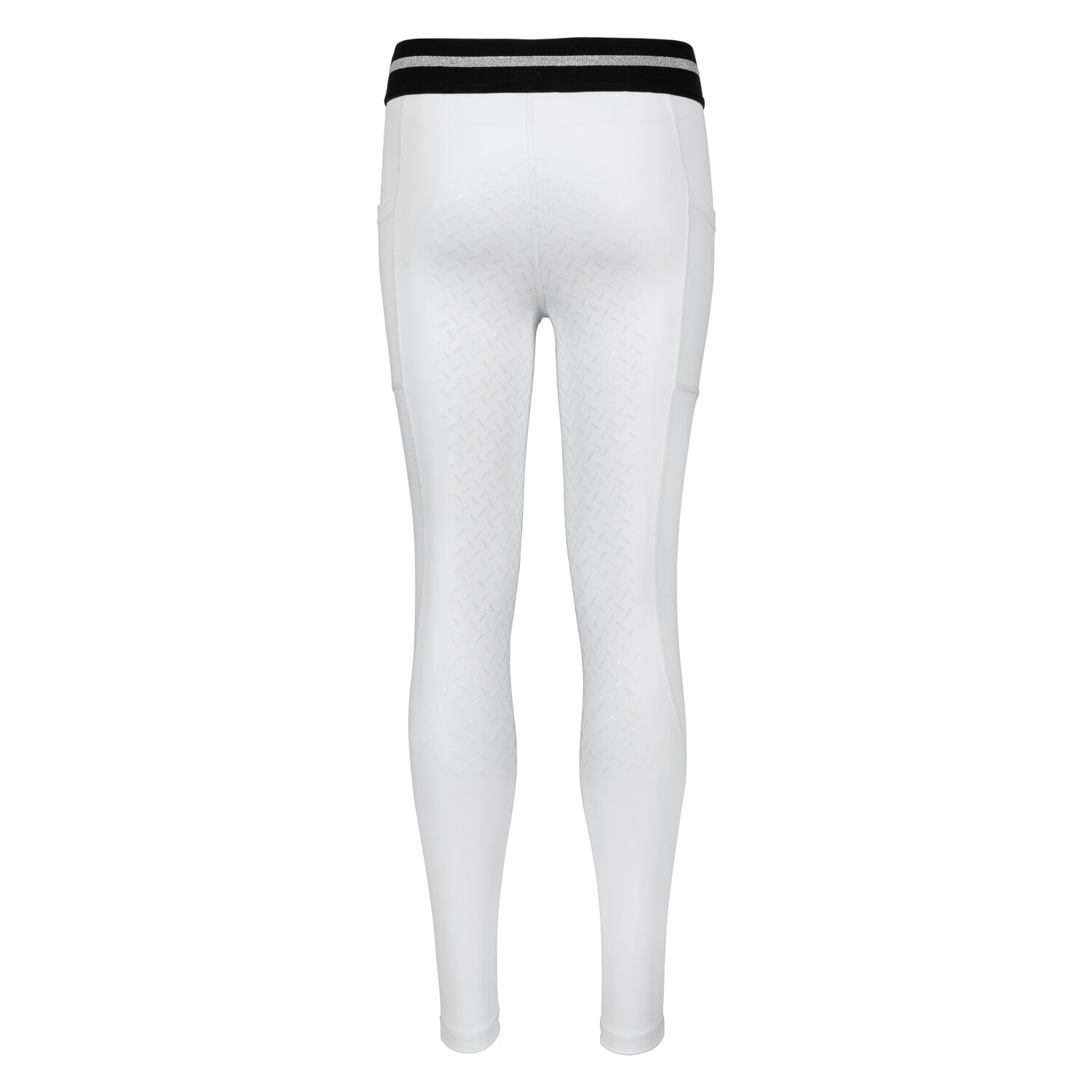 black forest kids Grip-Vollbesatz-Reitleggings  - white