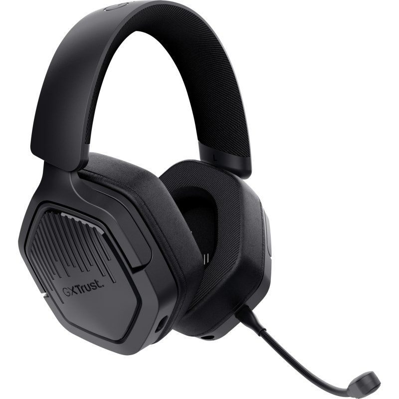 Trust GXT 493 Carus Casque Avec fil &sans fil Arceau, Casque Gaming USB Type-C / USB Type-A Bluetooth Noir