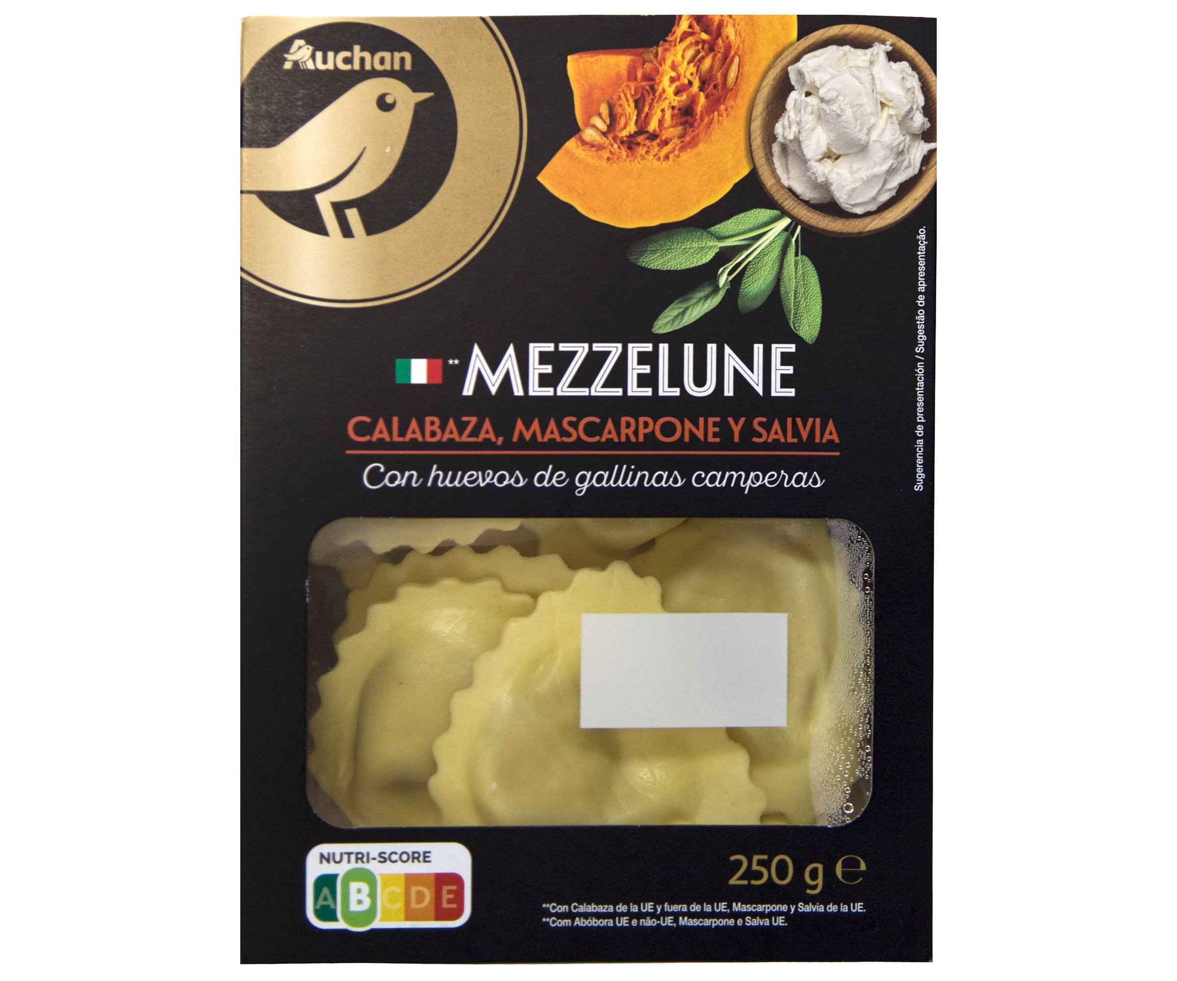 MEZZELUNE ABOBORA MASCARPONE AUCHAN