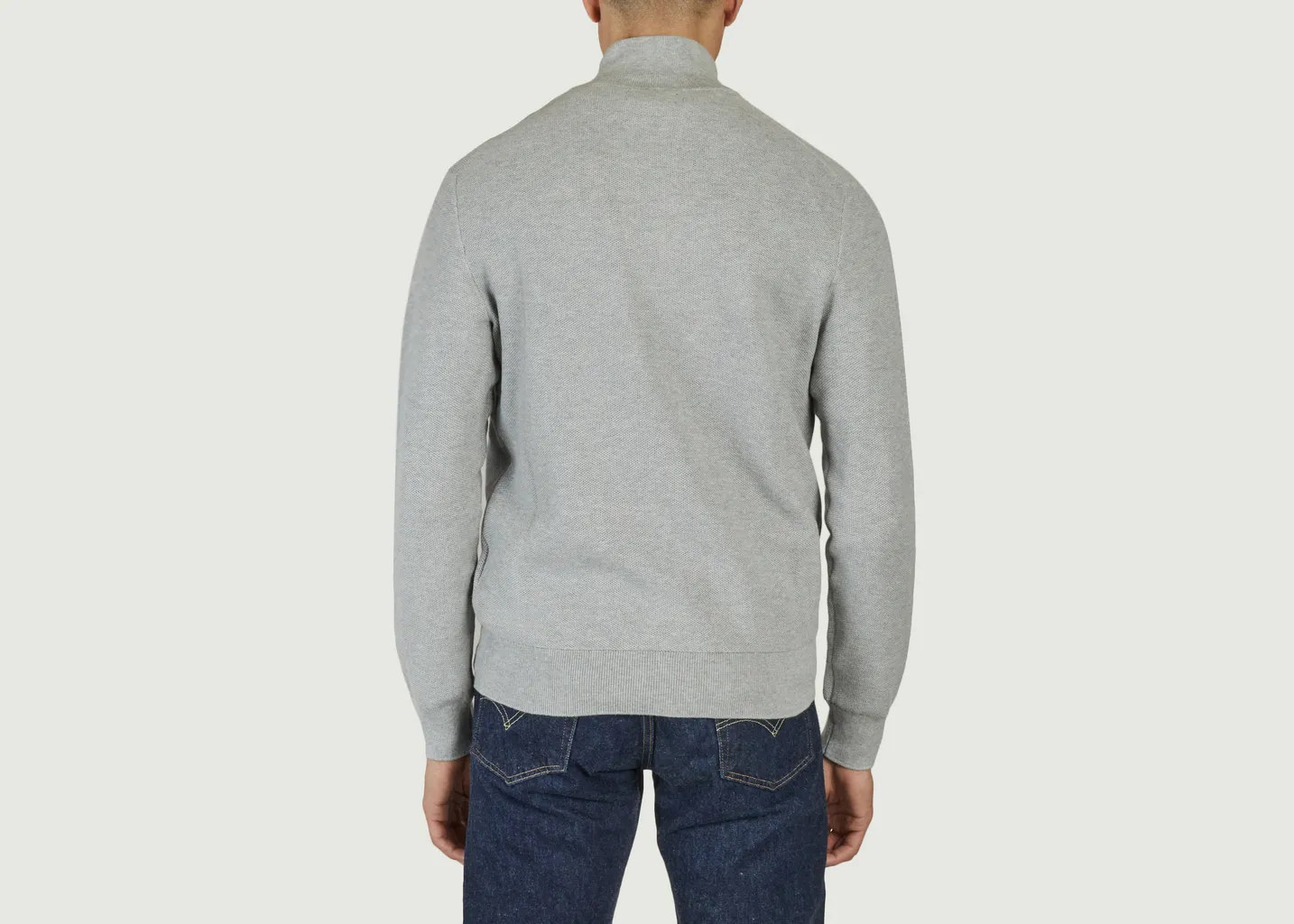 Pull Demi-Zippé En Coton Piqué Polo Ralph Lauren