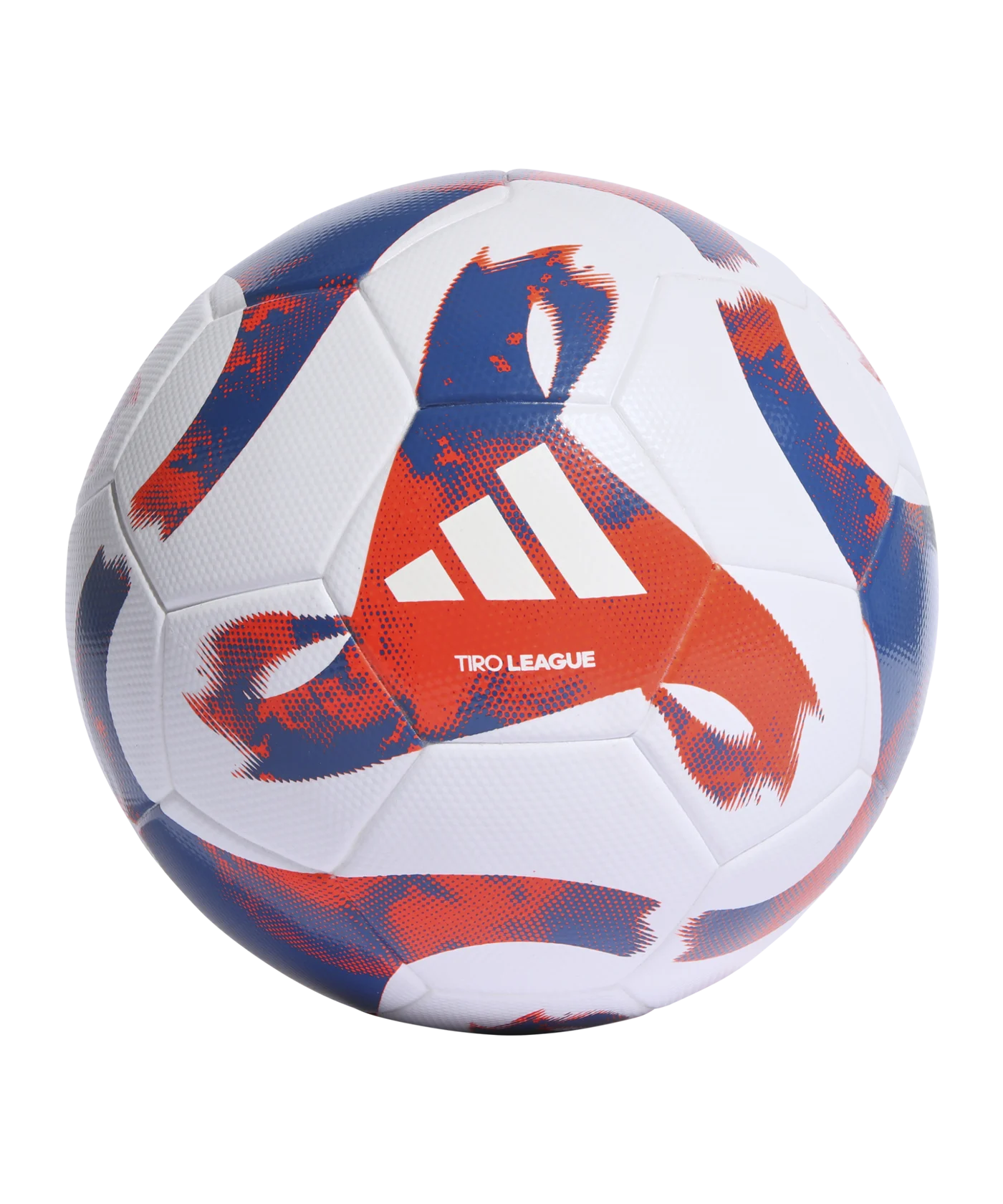 adidas Tiro League Trainingsball Weiss Blau Orange
