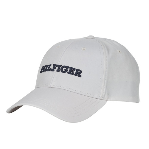 Tommy Hilfiger - TH MONOTYPE CANVAS 6 PANEL CAP Blanco