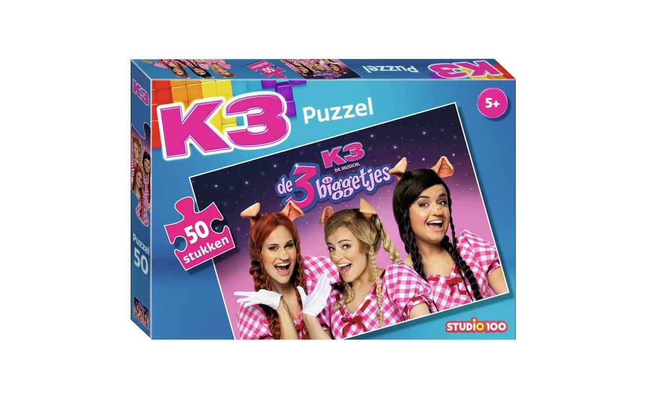 K3 De 3 Biggetjes puzzel 50 stukjes