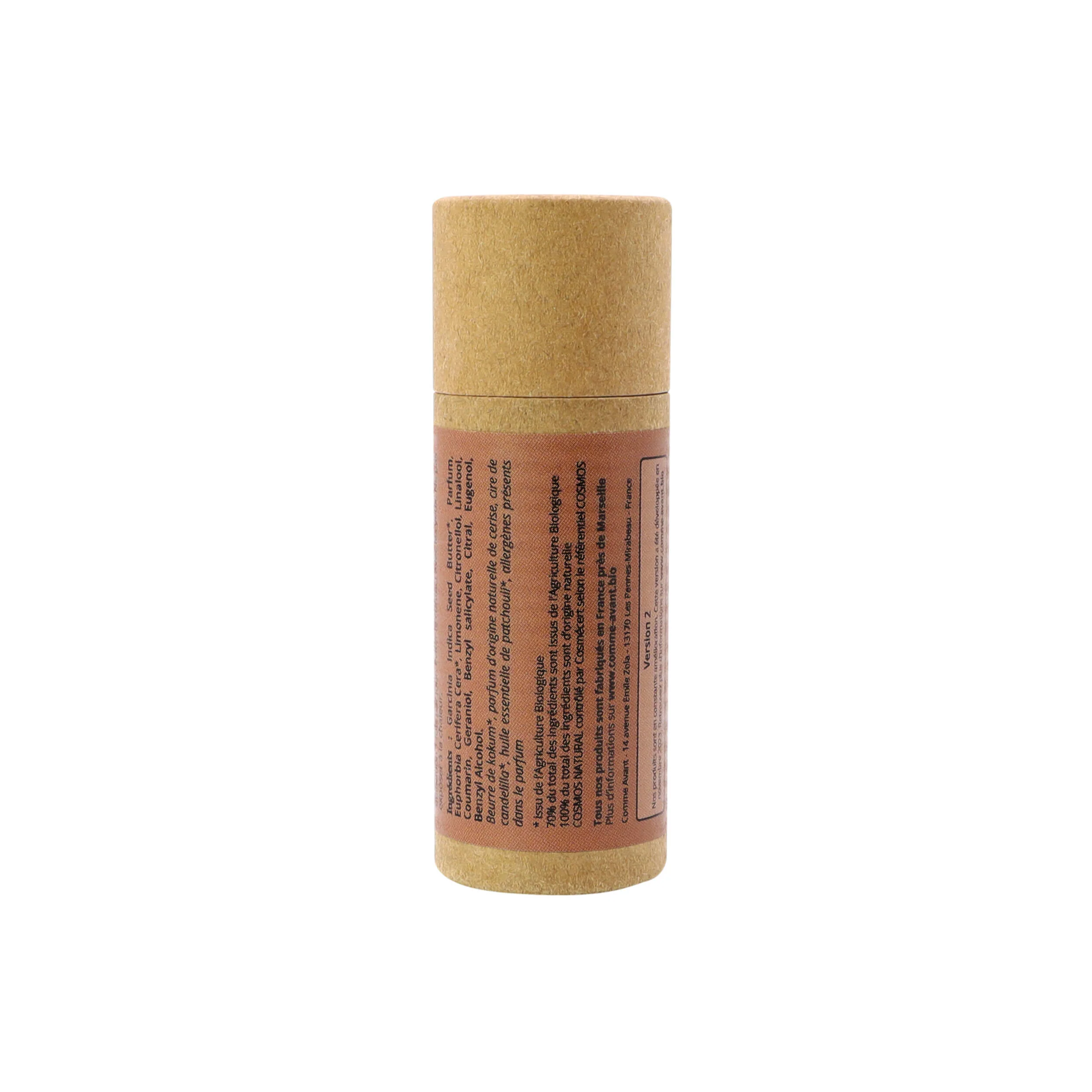 Parfum solide boisé et épicé au beurre de kokum - Version 1 - 1 parfum - 20g / Tonka & Bois de santal