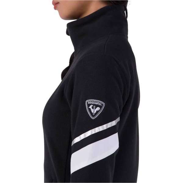 Veste polaire ROSSIGNOL W STRAWPILE FLEECE FZ BLACK