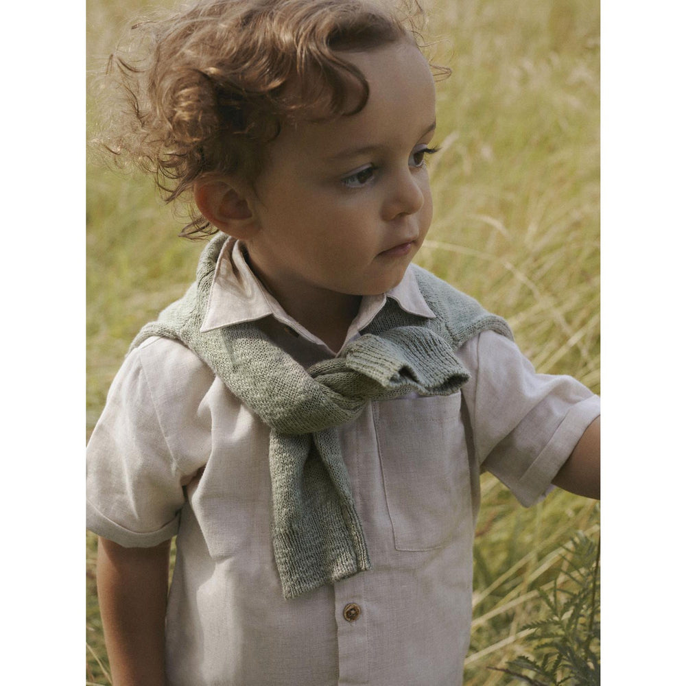 Køb Lil'Atelier Bleached Sand Nmmtarou Ss Loose Skjorte Lil