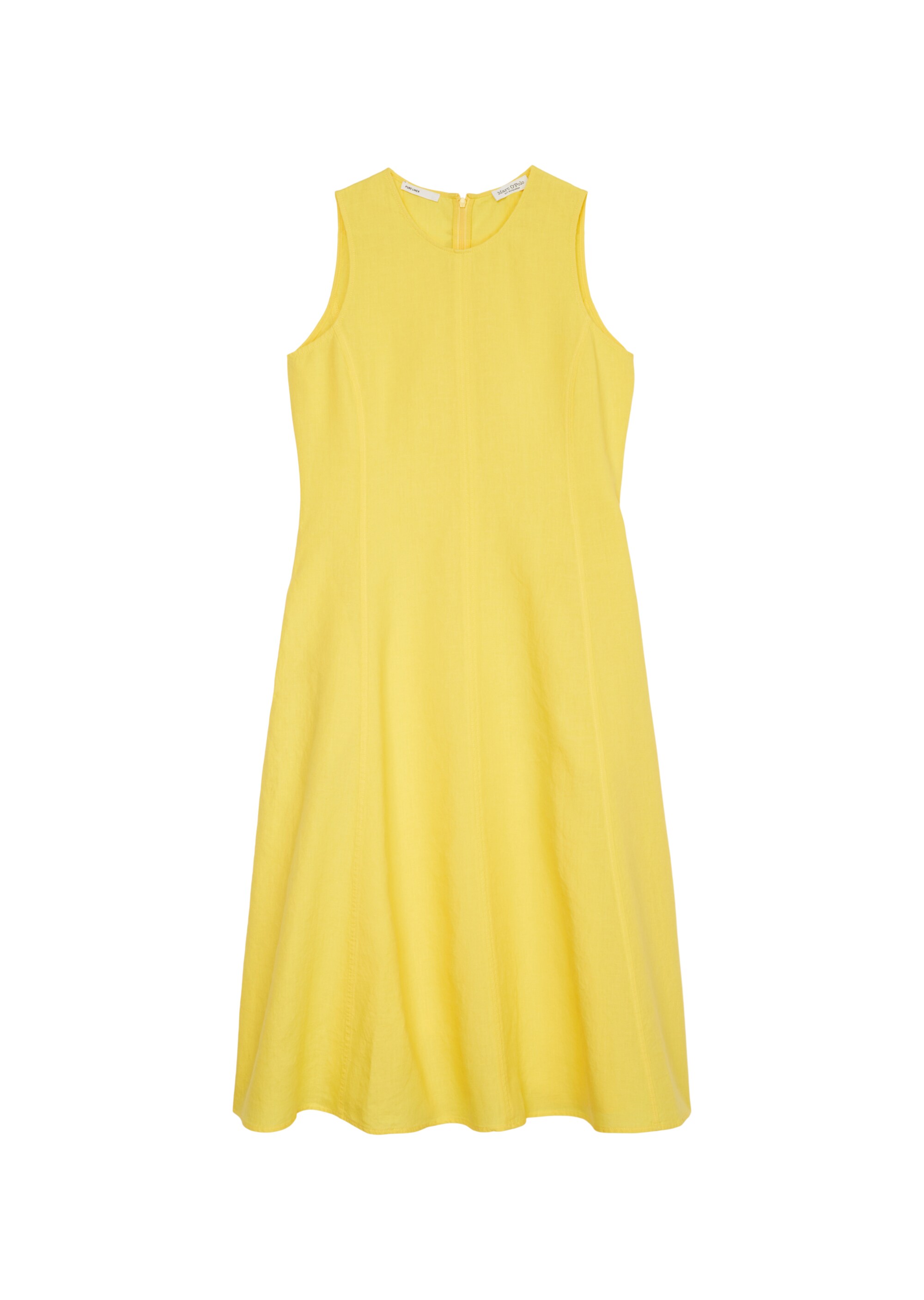 Leinenkleid fitted A-Shapeaus sommerlich leichter Ware