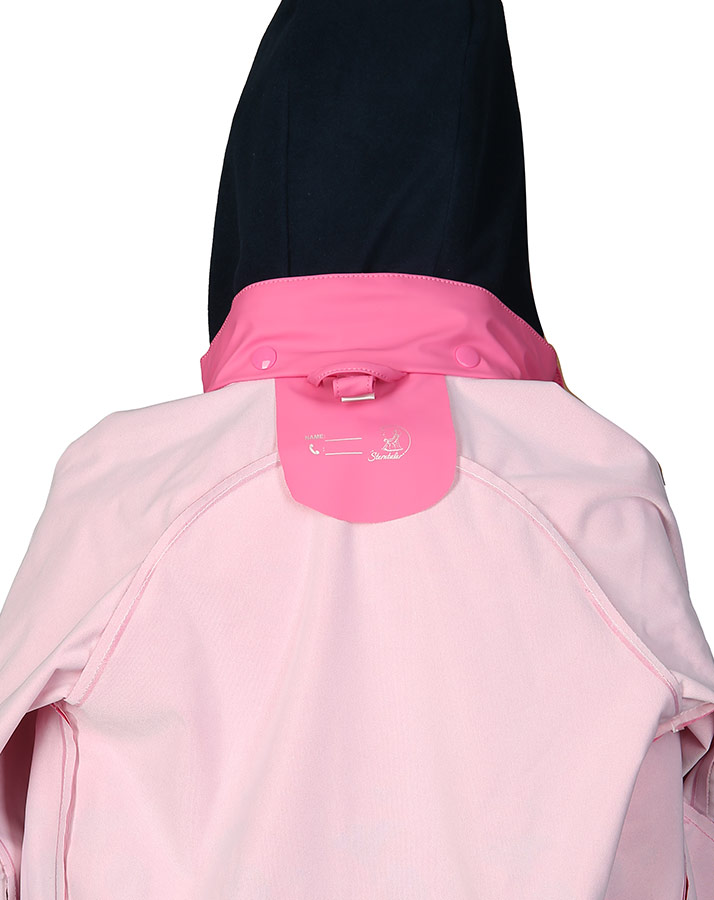 Regenjacke BLUMENWIESE mit Innenfleece in rosa
