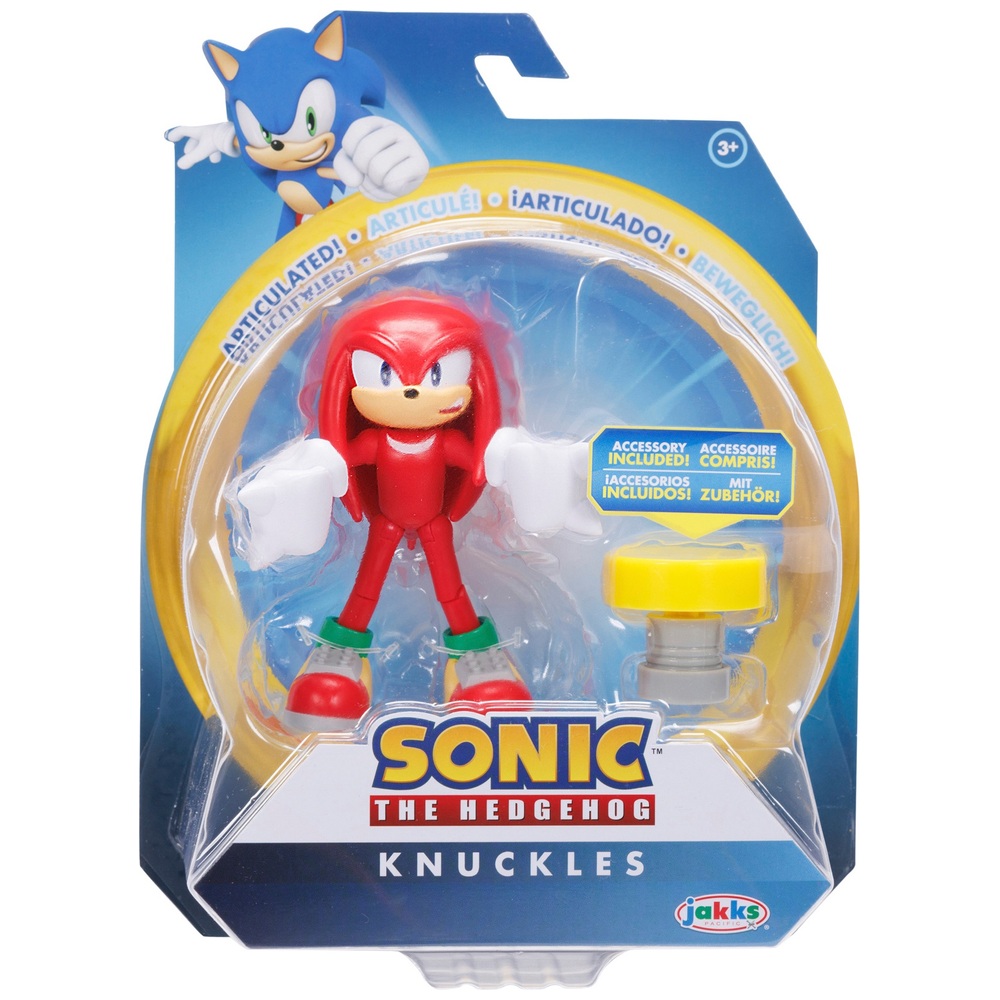 Sonic the Hedgehog 10 cm Knöchel mit gelber Feder