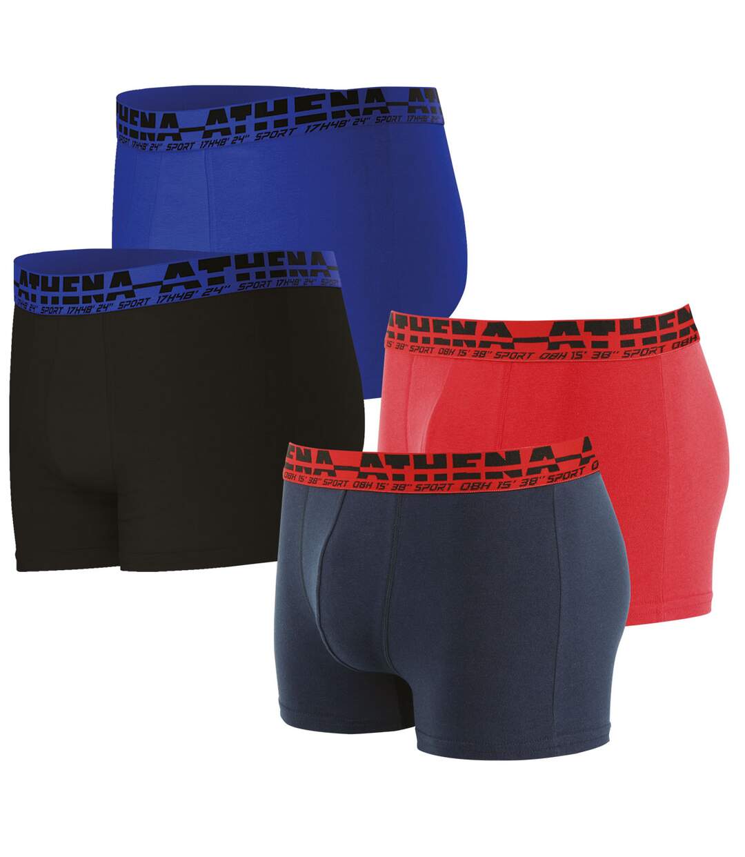 Lot de 4 boxers homme