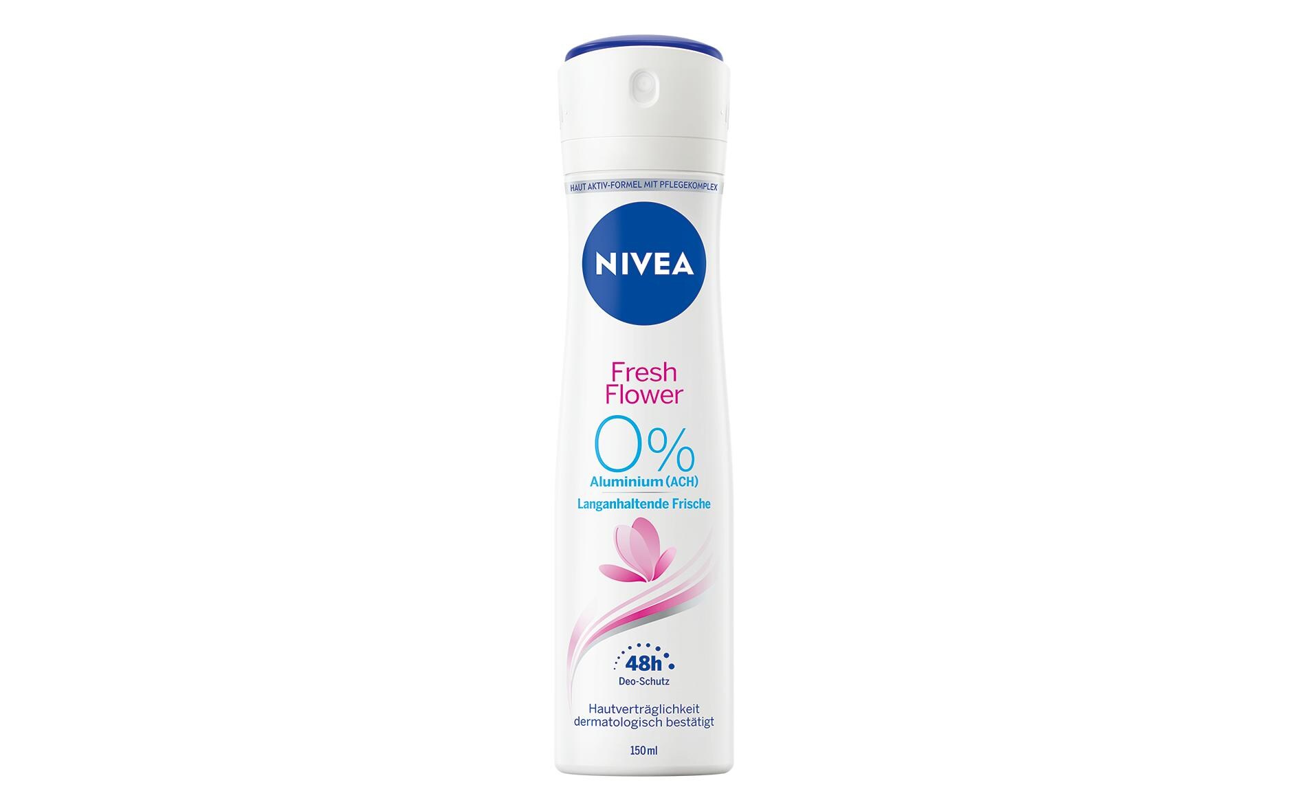 Deo Spray Fresh Flower Female 150 mlPflegendes Deo ohne Aluminium für ein natürliches Frischegefühl mit frischem Blumenduft