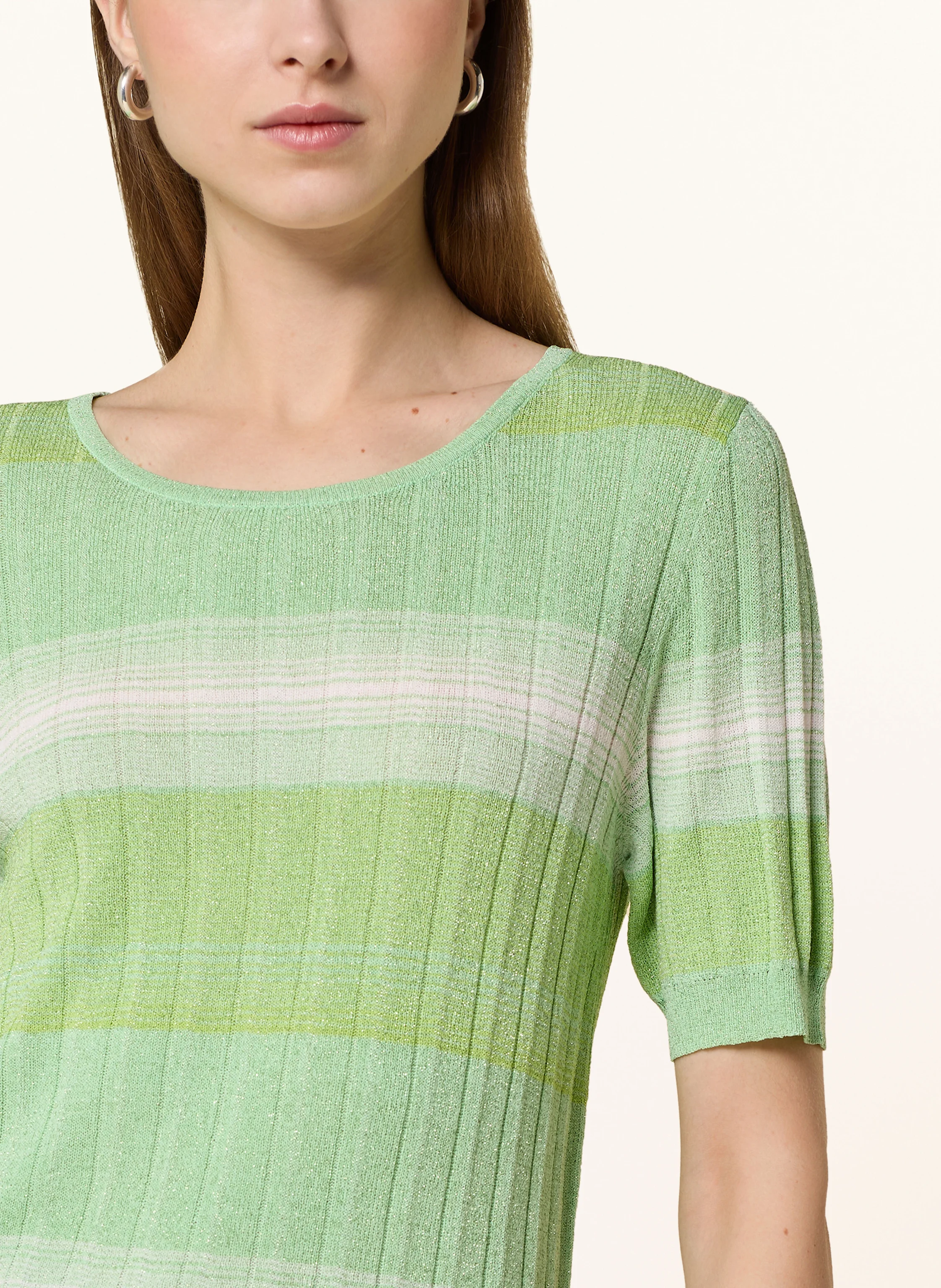 darling harbour Strickshirt mit Glitzergarn
