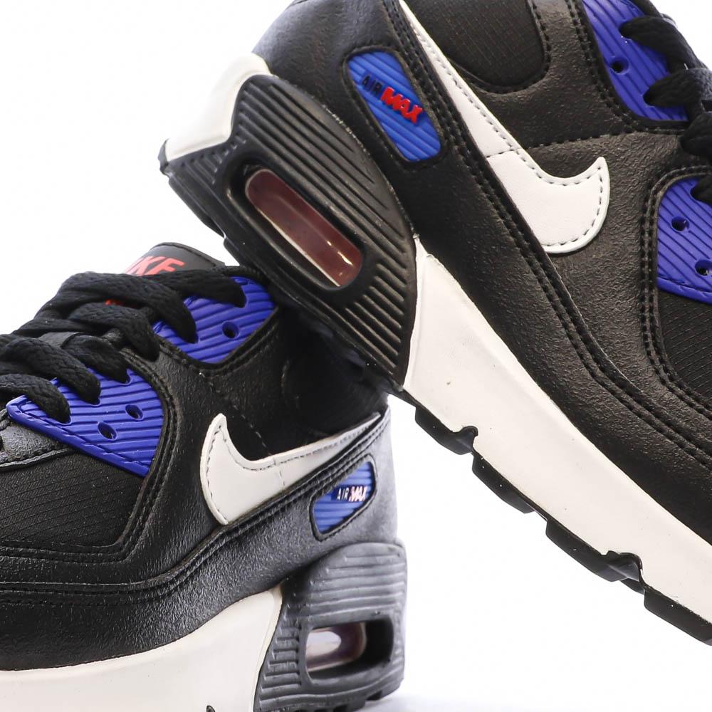 Nike Baskets Noires/Bleu Garçon Nike Air Max 90