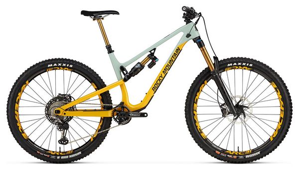 VTT Tout-Suspendu Rocky Mountain Altitude Carbon 90 Shimano XTR 12V 29'' Rallye Edition Vert Jaune