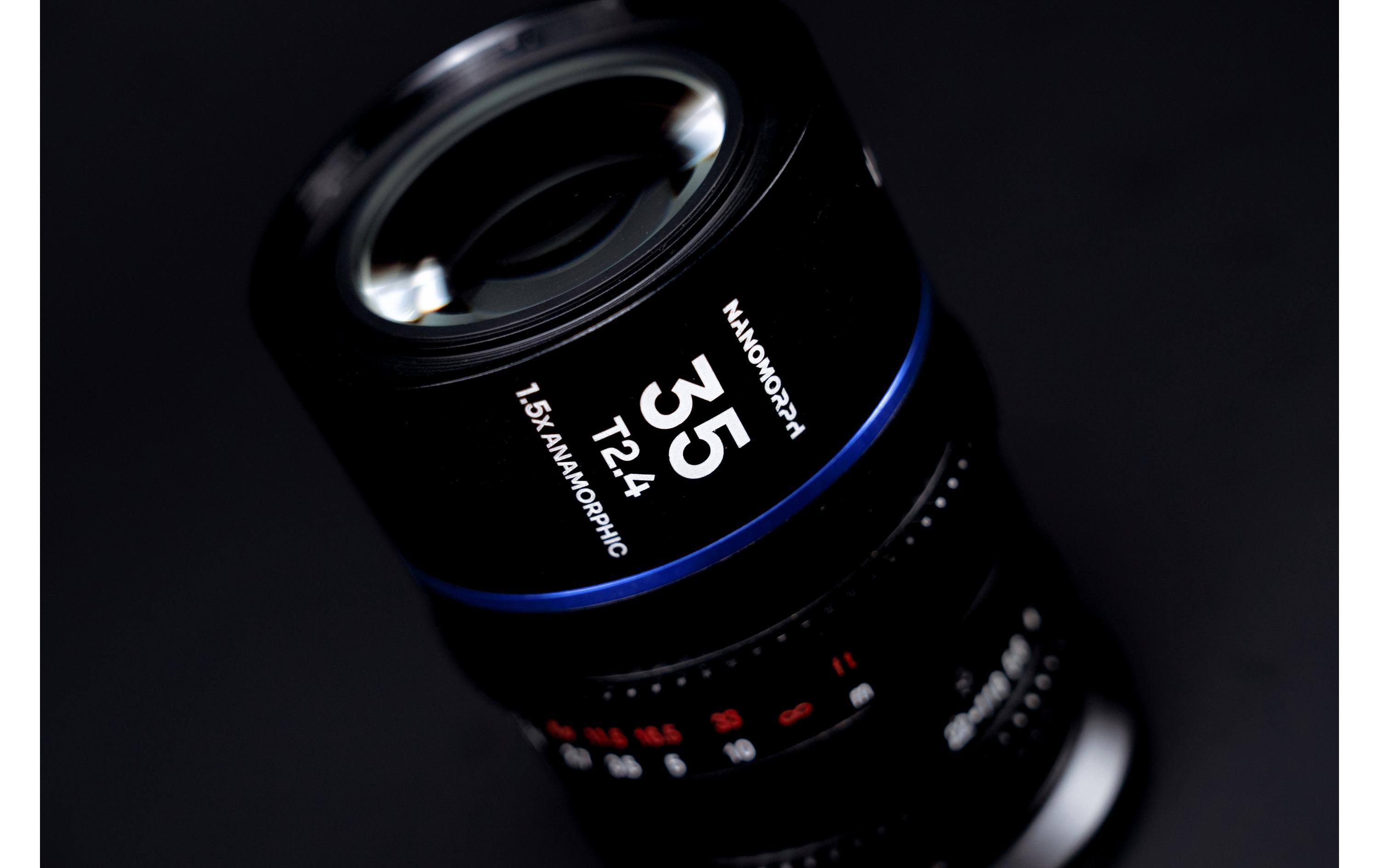 Festbrennweite Nano S35 Prime Kit (Blue) – Nikon Z<br>Set aus 3 ultrakleinen anamorphotischen Objektiven für Super35-Sensoren