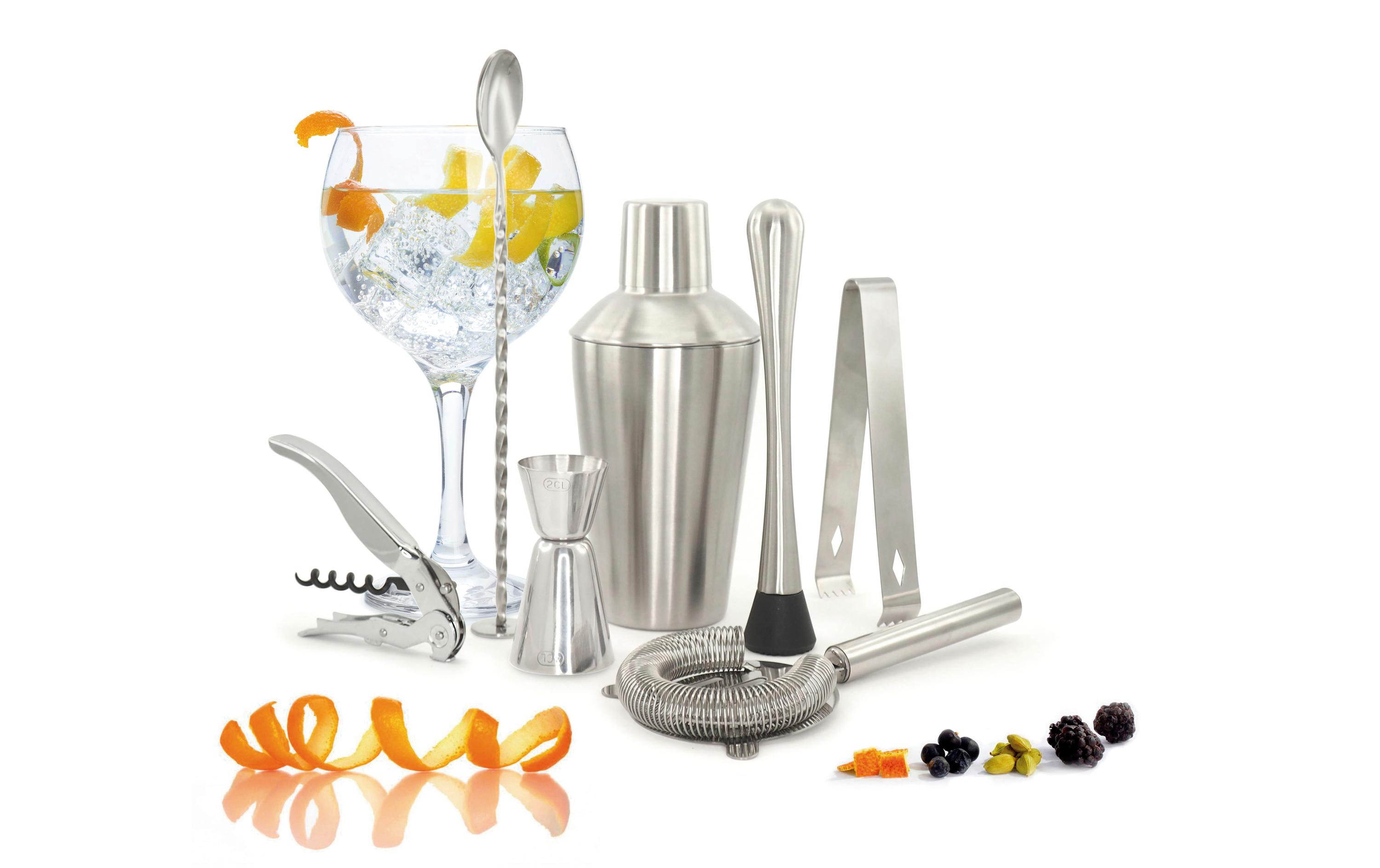 Cocktail-Set Deluxe 0.5 l, Silber<br>Cocktailset Starter-Kit