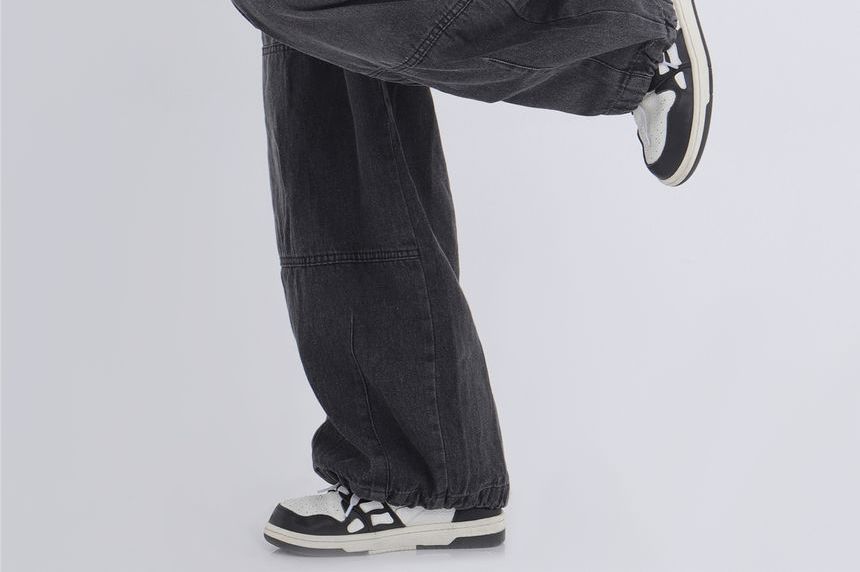 INStudio - Loose fit jeans met bandtaille