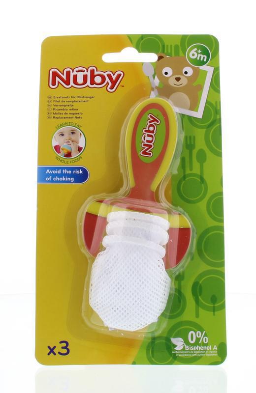 Nûby Sabbelzakje Vervangnetjes 3st