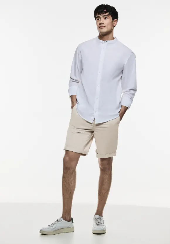 Relaxed Fit Chinoshorts - light sand beige