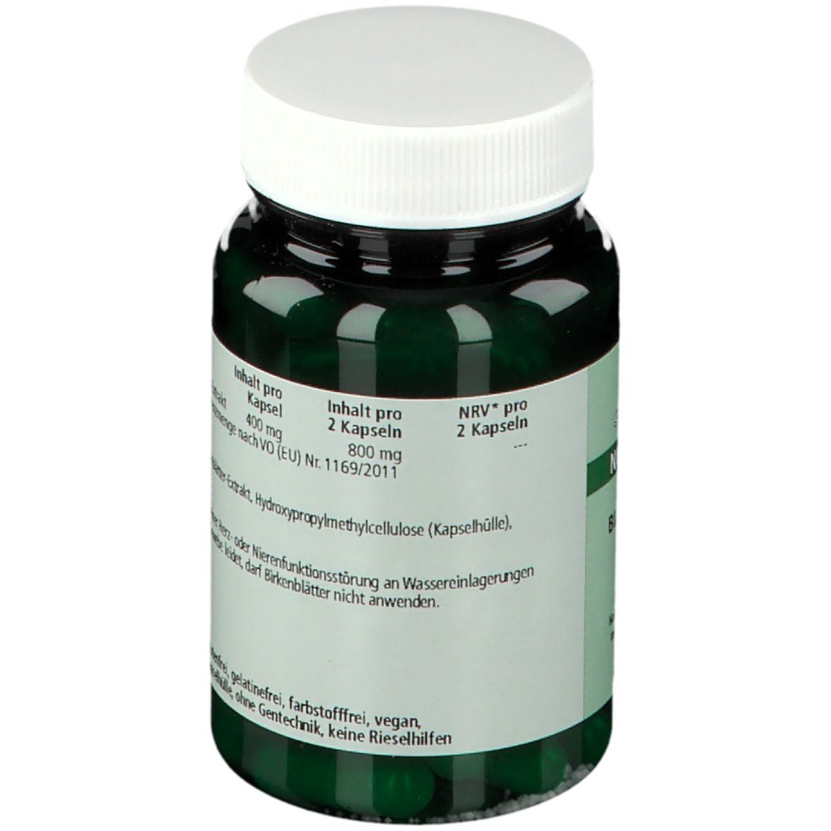 green line NUTRITHEKE BIRKENBLÄTTER 400 mg