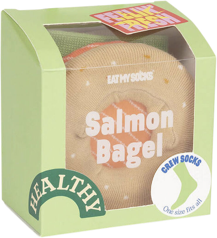 Eat My Socks Strømper - Salmon Bagel Multi