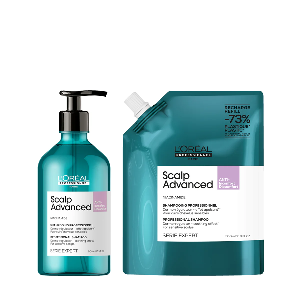Recharge Shampoing Anti-Inconfort Scalp Advanced 500ml