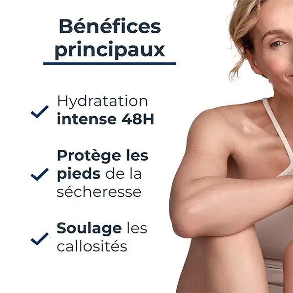 Creme para os pés Eucerin UreaRepair Plus com 10% de ureia para pele seca, 100ml