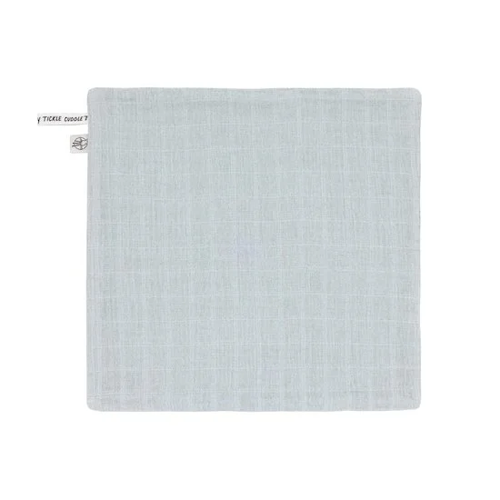 Lot de 3 débarbouillettes en mousseline   Bleu poudré        de               Lässig