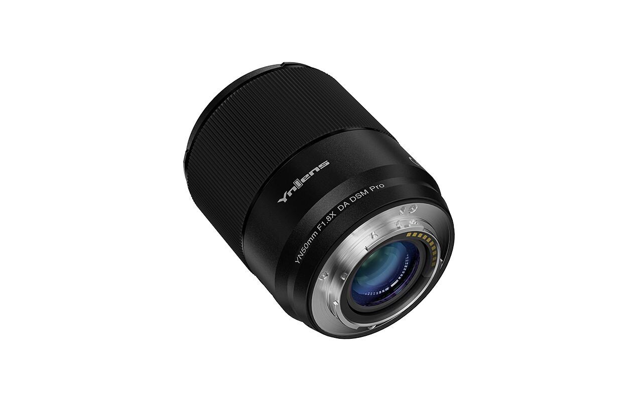 Festbrennweite YN50mm F/1.8X DA DSM Pro – Fujifilm X-Mount<br>Kompaktes Standardobjektiv